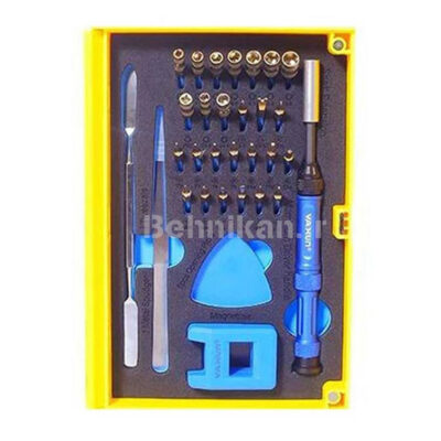 مجموعه 32 عددی سری پیچ گوشتی و بکس یاکسون مدل YX-6021B